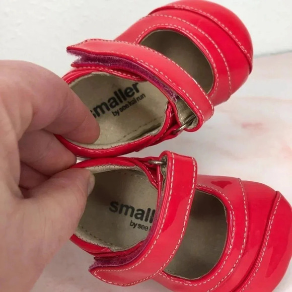 See Kai Run Smaller shoes Sophie Mary Jane hot pink patent size 0-6 months - Picture 11 of 12